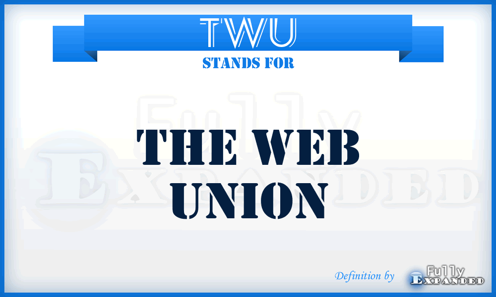 TWU - The Web Union