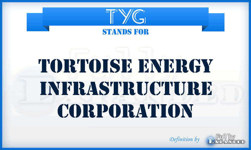 TYG - Tortoise Energy Infrastructure Corporation