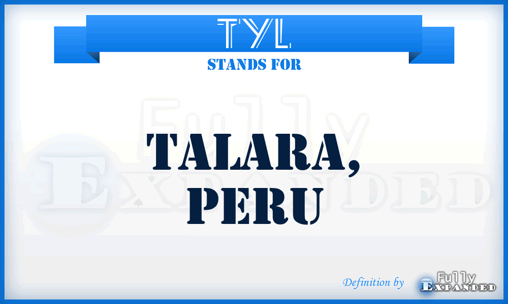 TYL - Talara, Peru