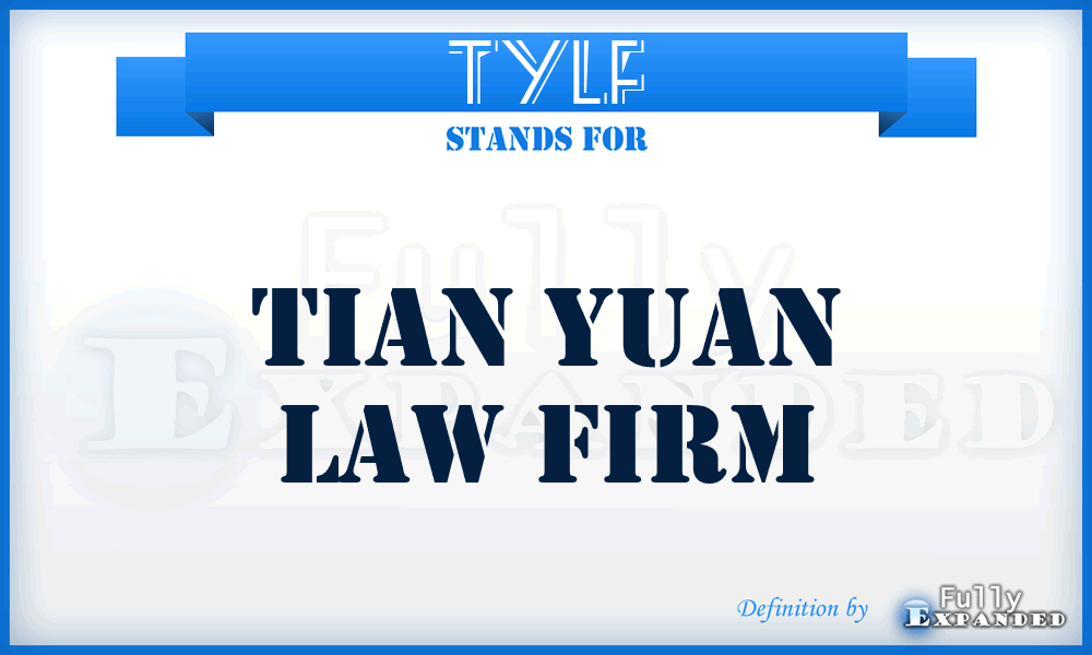 TYLF - Tian Yuan Law Firm
