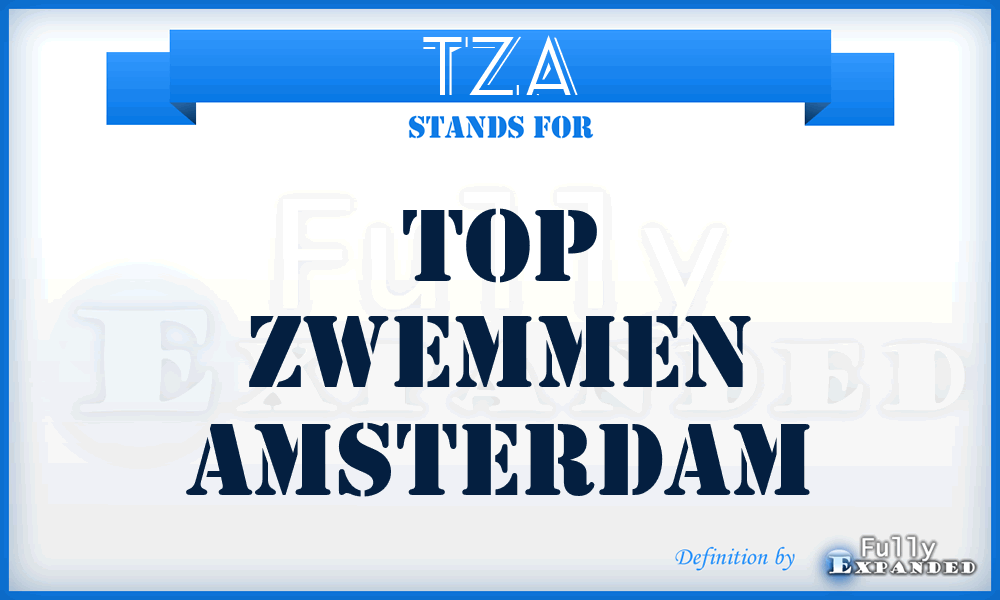 TZA - Top Zwemmen Amsterdam