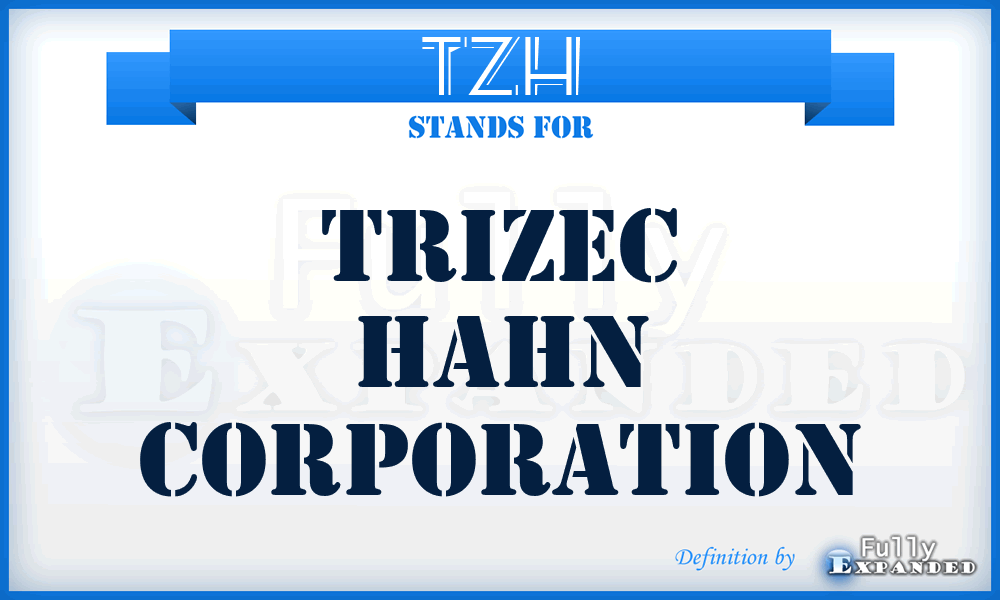 TZH - Trizec Hahn Corporation