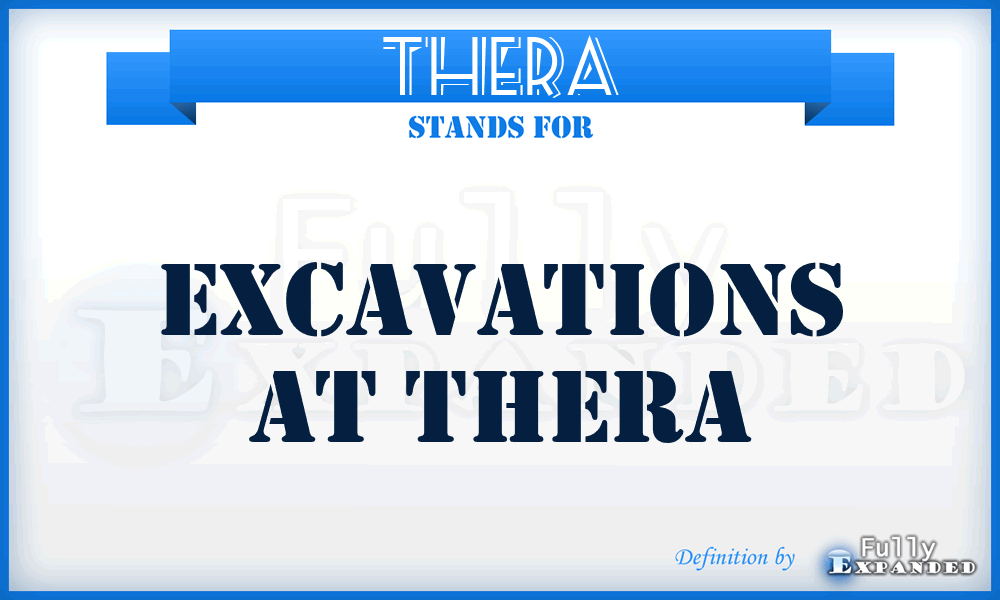 Thera - Excavations at Thera