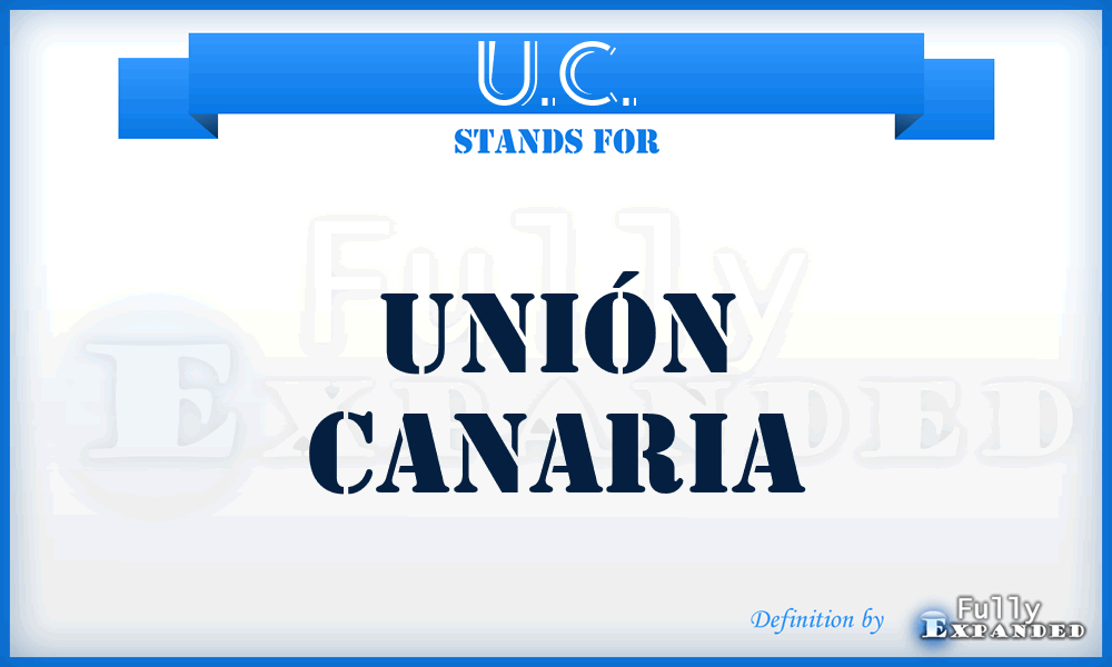 U.C. - Unión Canaria