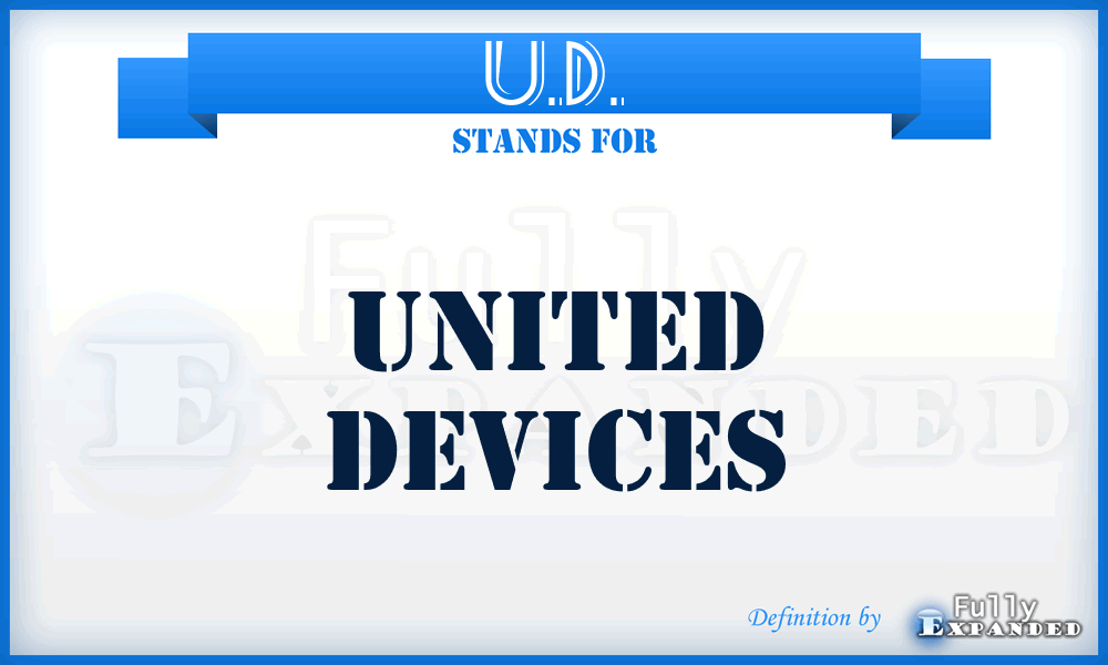 U.D. - United Devices