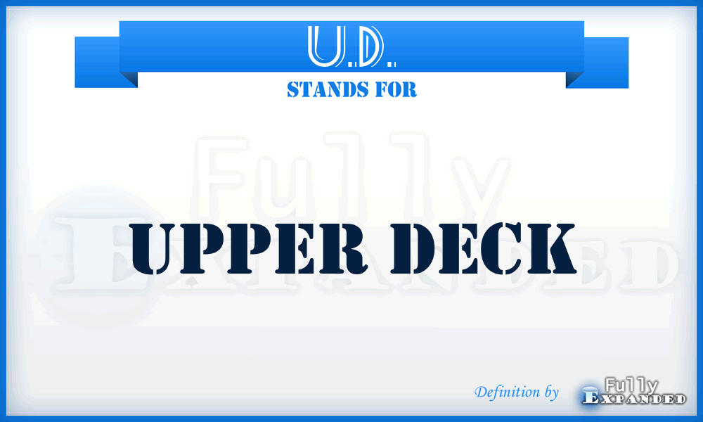 U.D. - Upper Deck