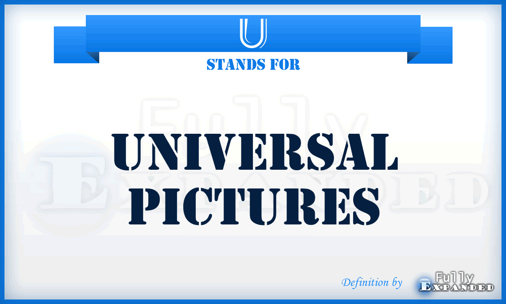 U - Universal Pictures