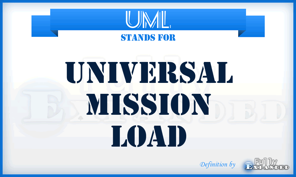 UML - universal mission load
