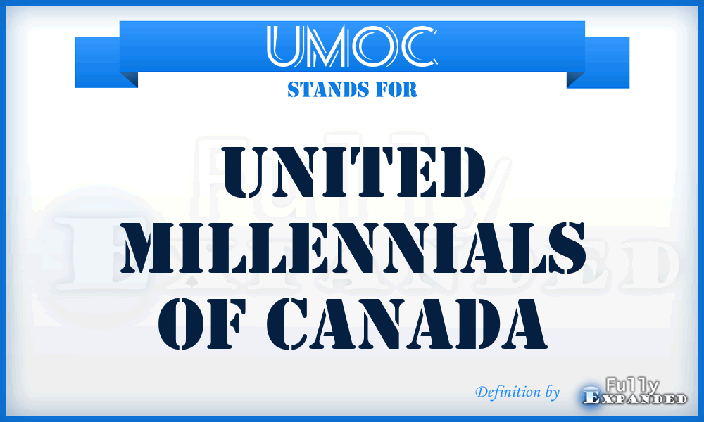 UMOC - United Millennials of Canada