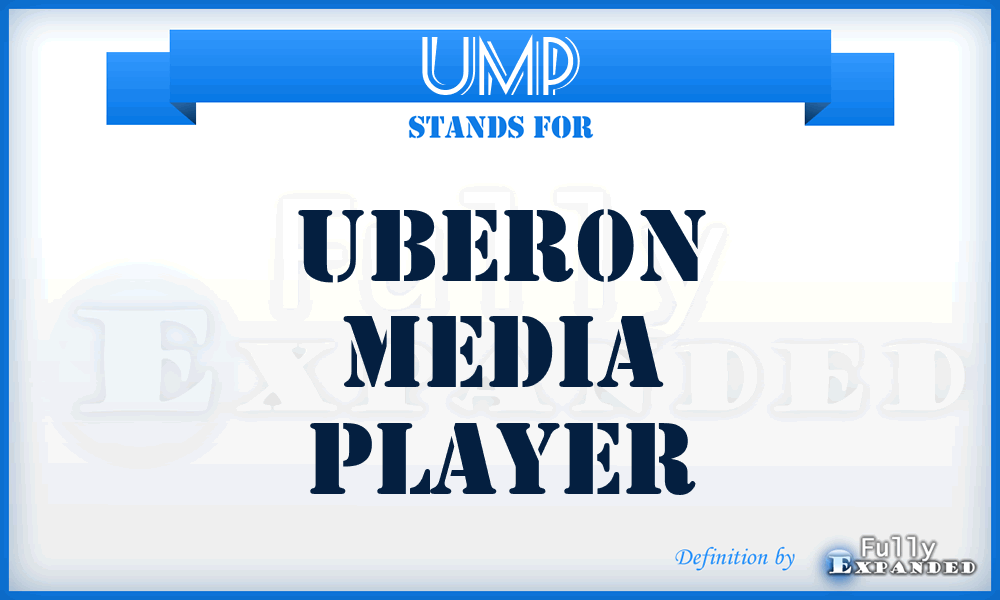 UMP - Uber0n Media Player