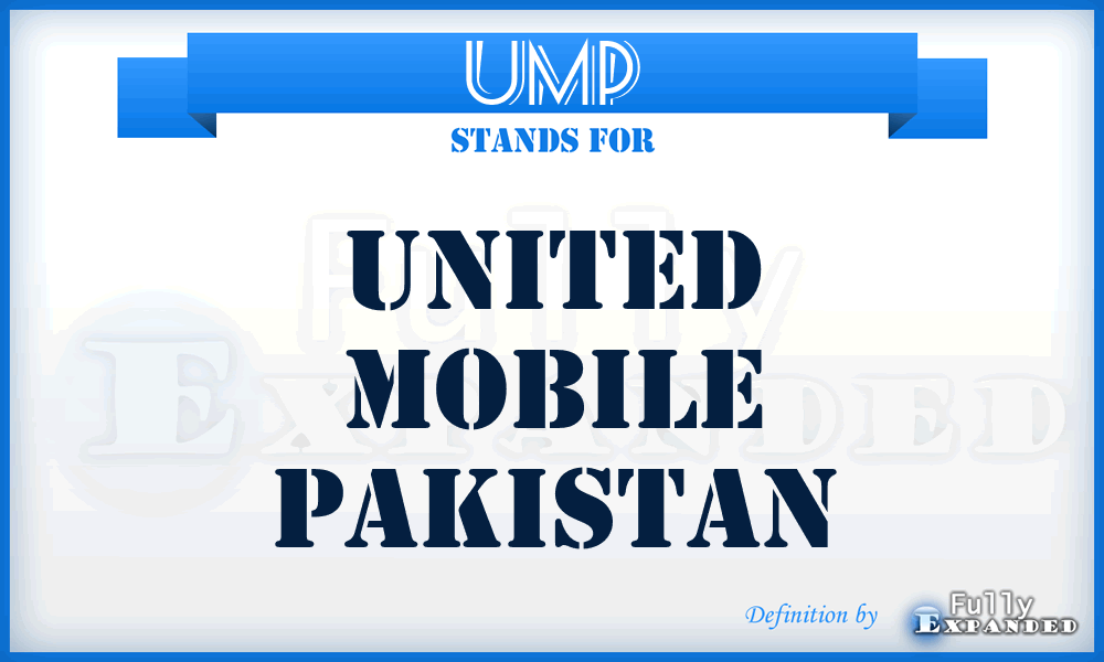 UMP - United Mobile Pakistan