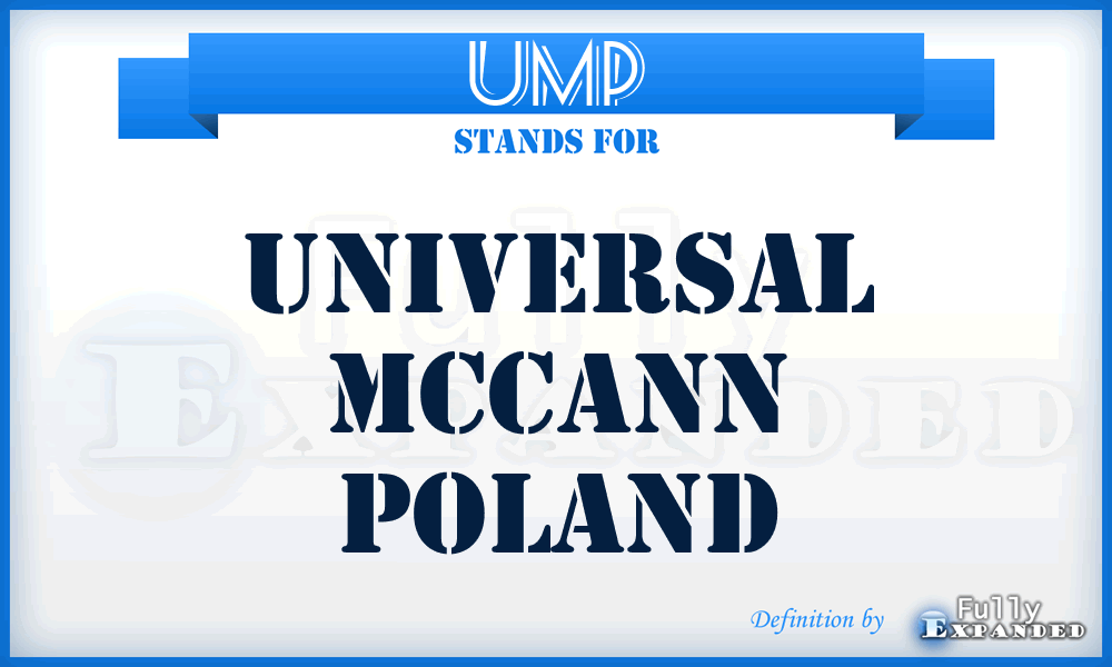 UMP - Universal Mccann Poland