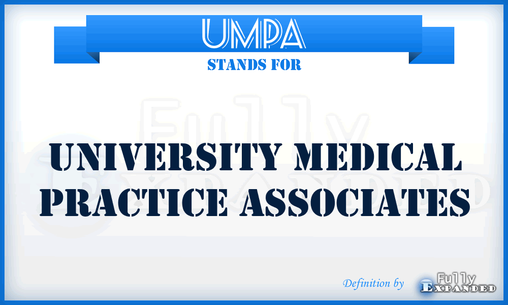 UMPA - University Medical Practice Associates