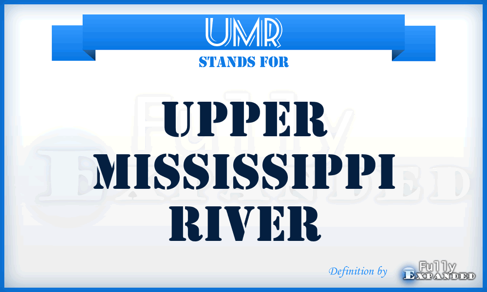 UMR - Upper Mississippi River