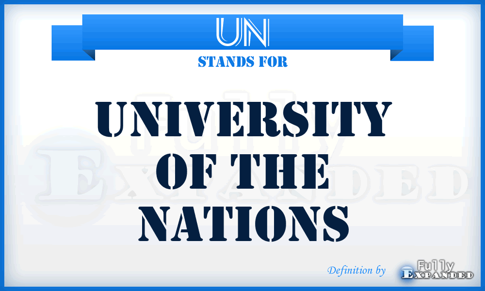 UN - University of the Nations
