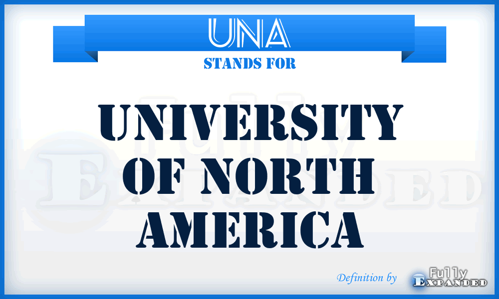 UNA - University of North America