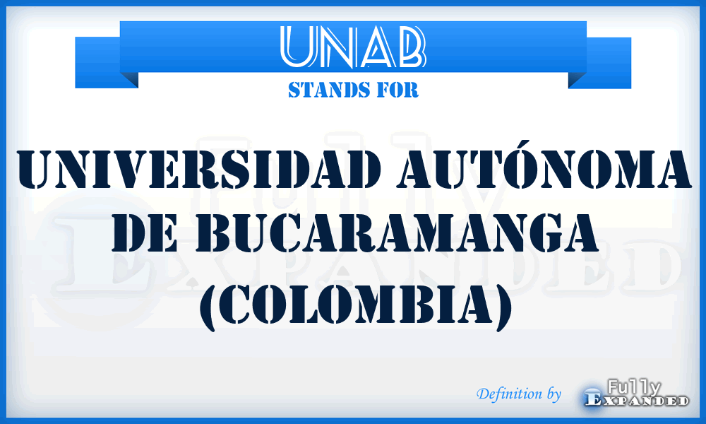 UNAB - Universidad Autónoma de Bucaramanga (Colombia)
