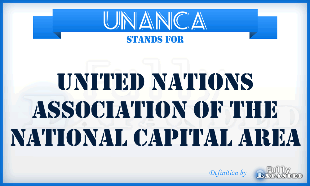 UNANCA - United Nations Association of the National Capital Area