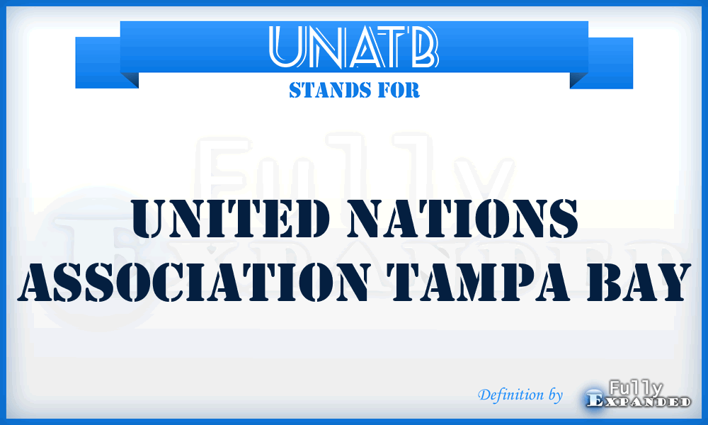 UNATB - United Nations Association Tampa Bay