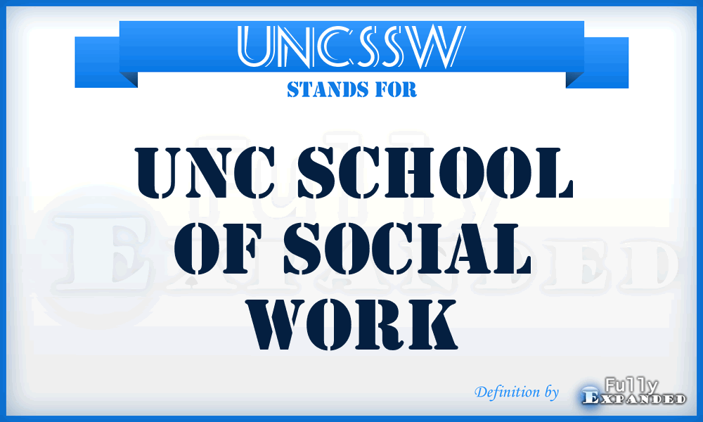 UNCSSW - UNC School of Social Work