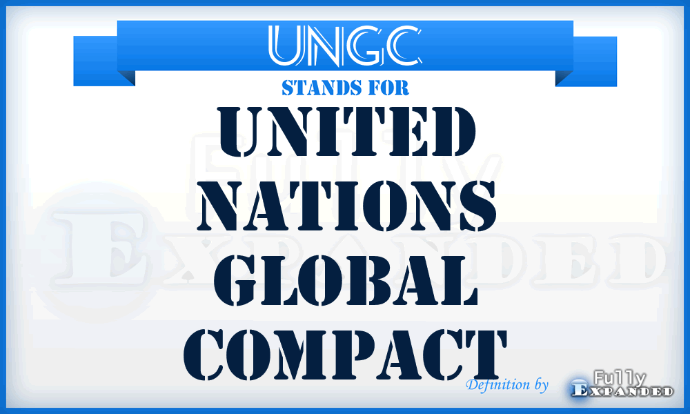 UNGC - United Nations Global Compact
