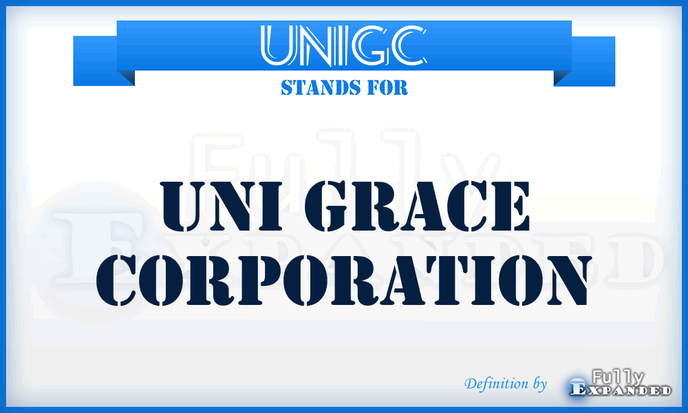 UNIGC - UNI Grace Corporation