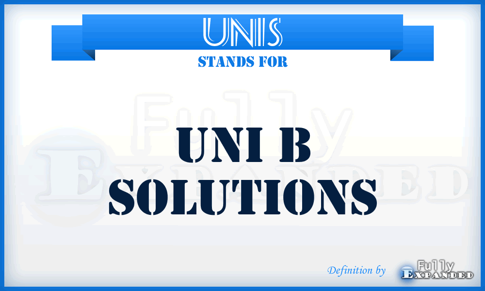 UNIS - UNI b Solutions