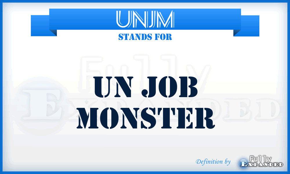 UNJM - UN Job Monster