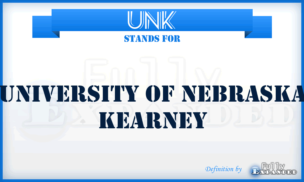 UNK - University of Nebraska Kearney
