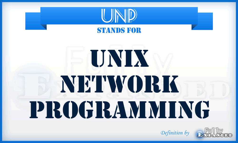 UNP - UNIX Network Programming