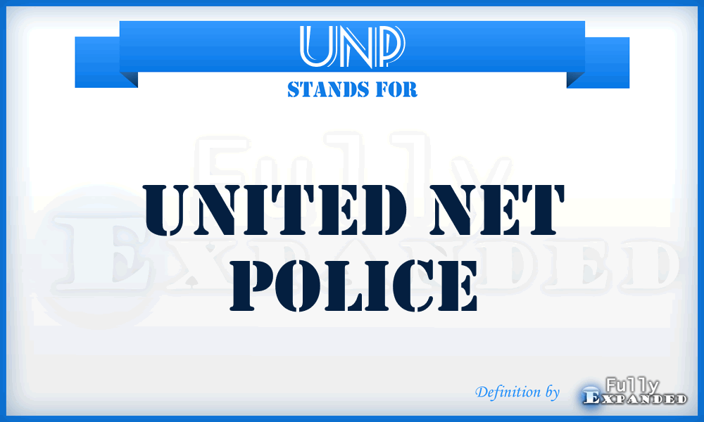 UNP - United Net Police