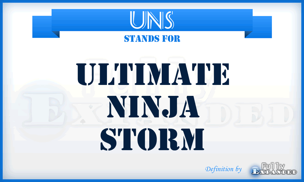 UNS - ultimate ninja storm