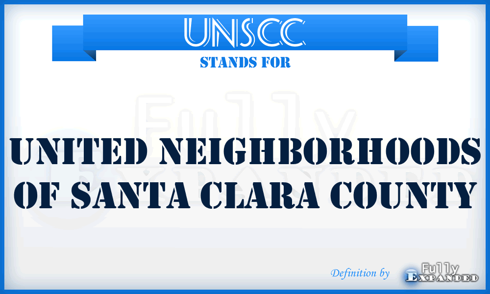 UNSCC - United Neighborhoods of Santa Clara County