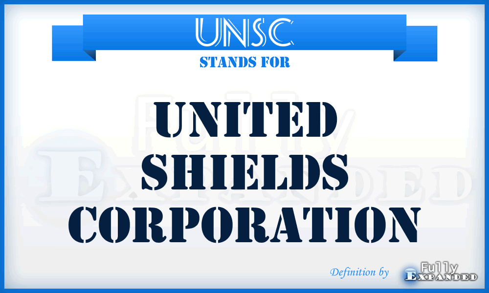 UNSC - United Shields Corporation