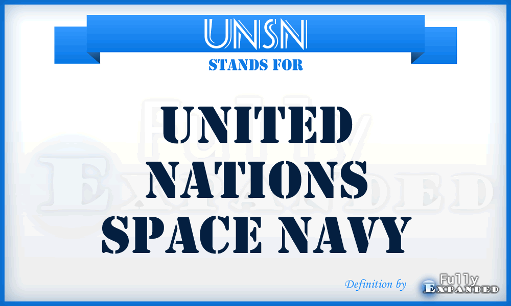 UNSN - United Nations Space Navy