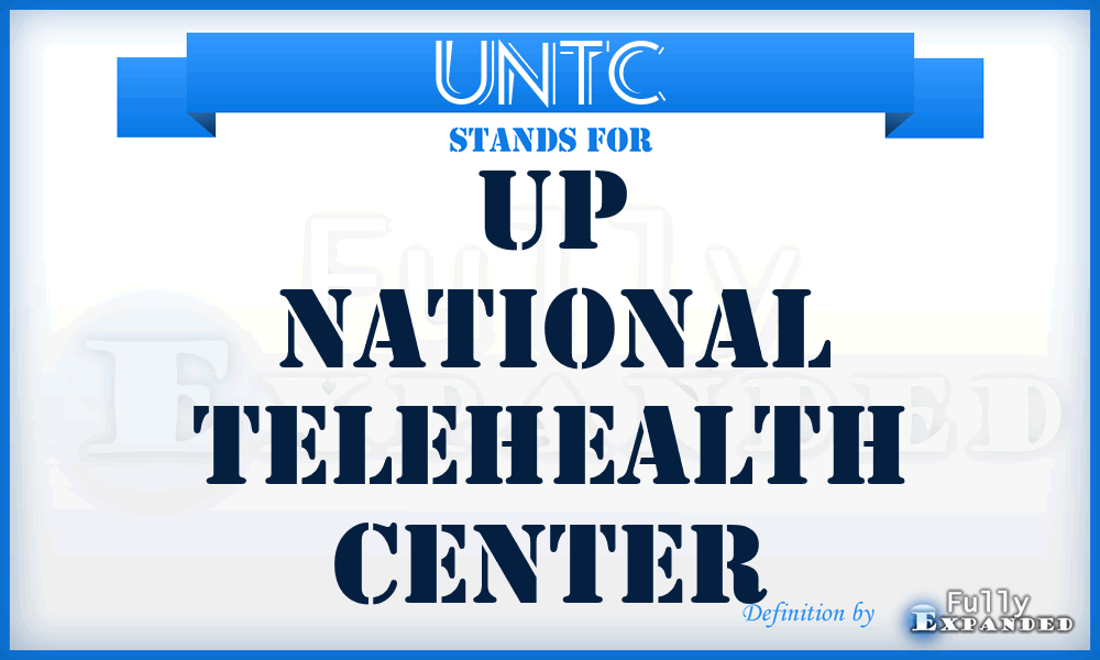 UNTC - Up National Telehealth Center