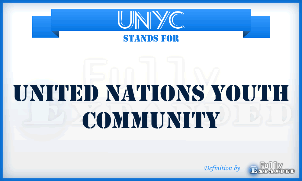UNYC - United Nations Youth Community