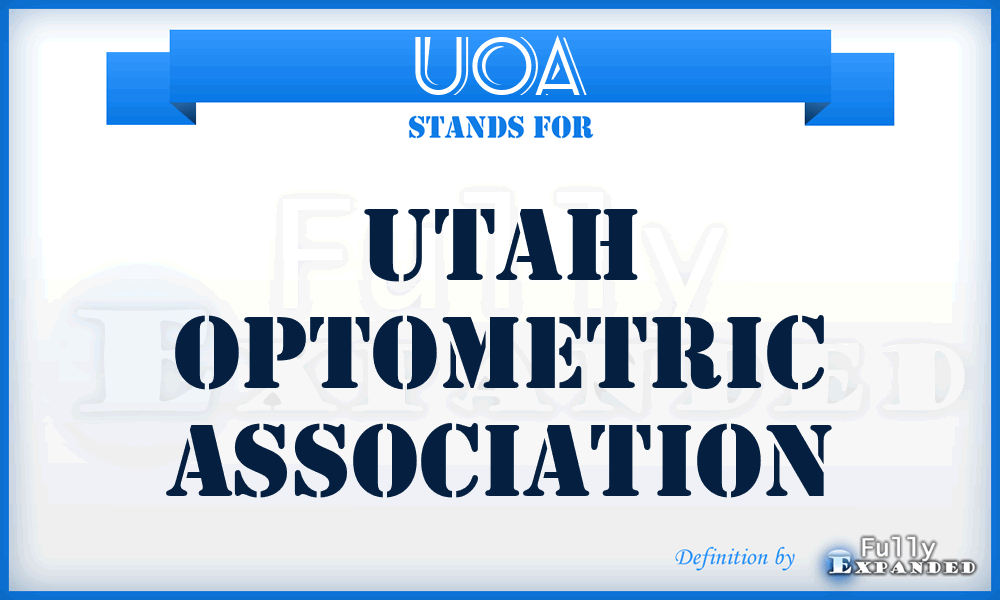 UOA - Utah Optometric Association