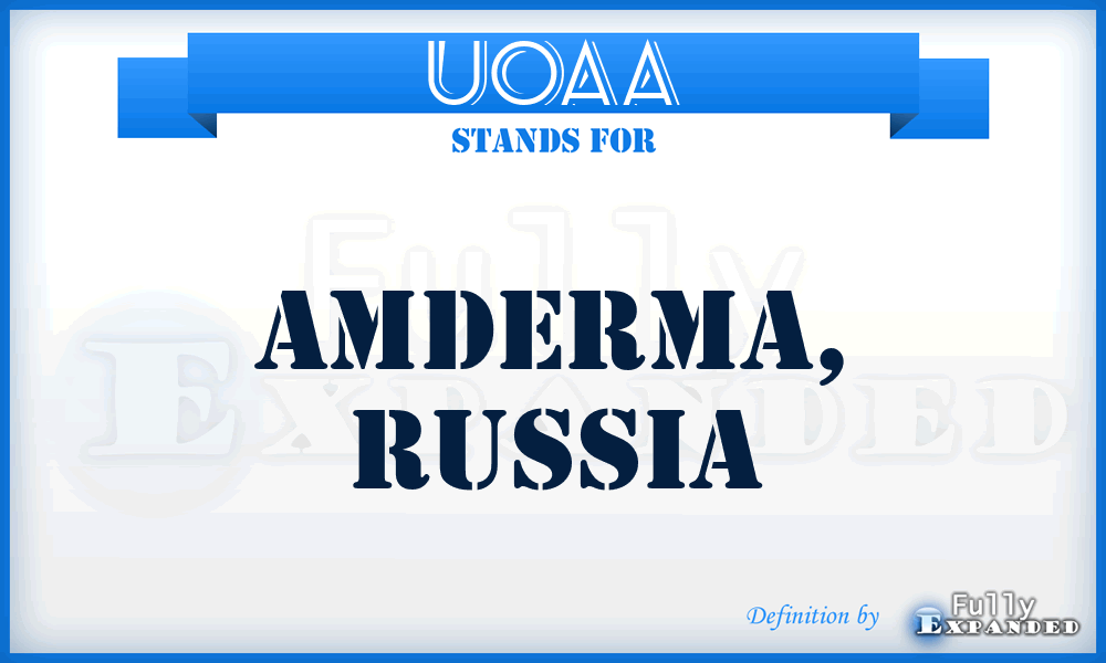 UOAA - Amderma, Russia