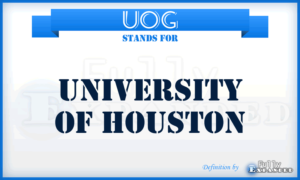 UOG - University Of Houston