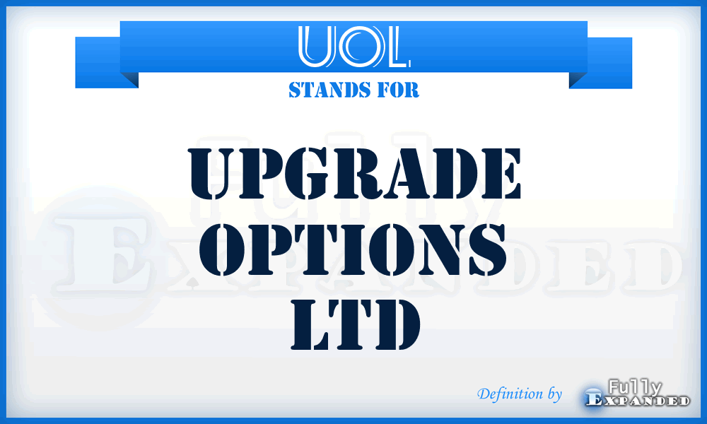 UOL - Upgrade Options Ltd