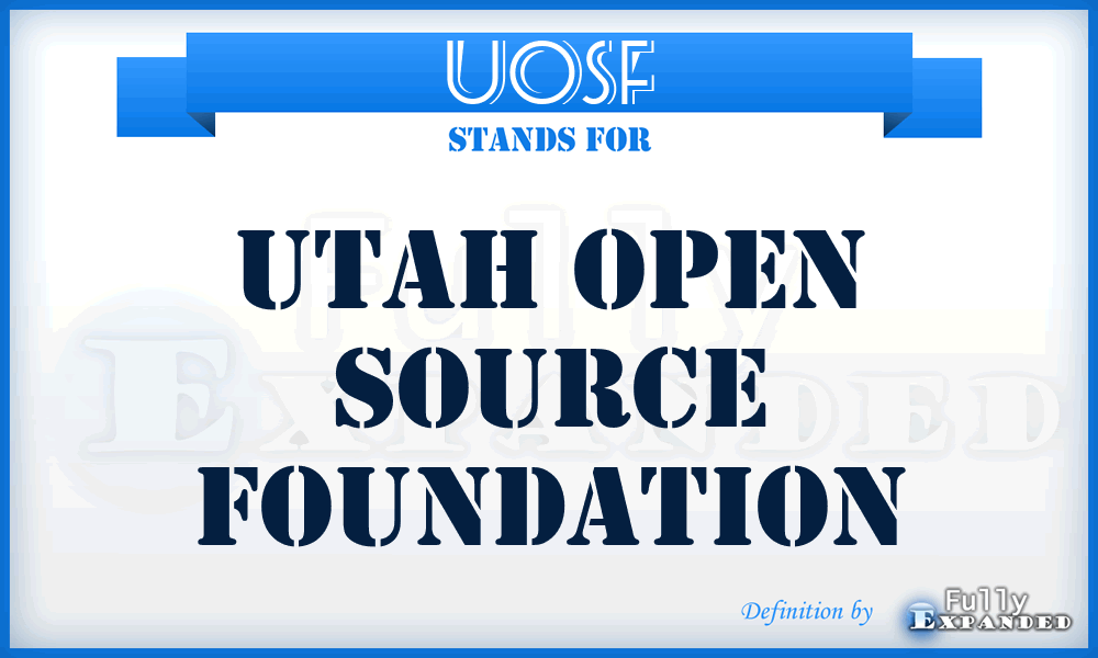 UOSF - Utah Open Source Foundation