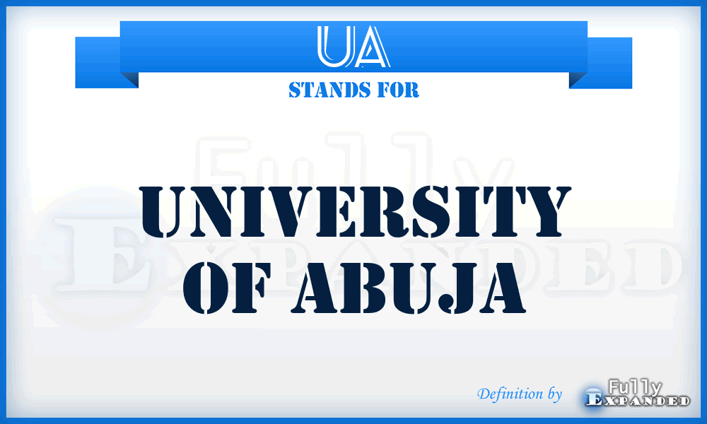 UA - University of Abuja