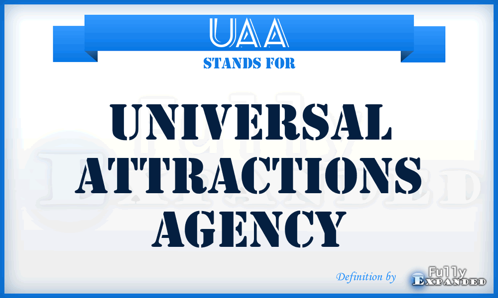 UAA - Universal Attractions Agency