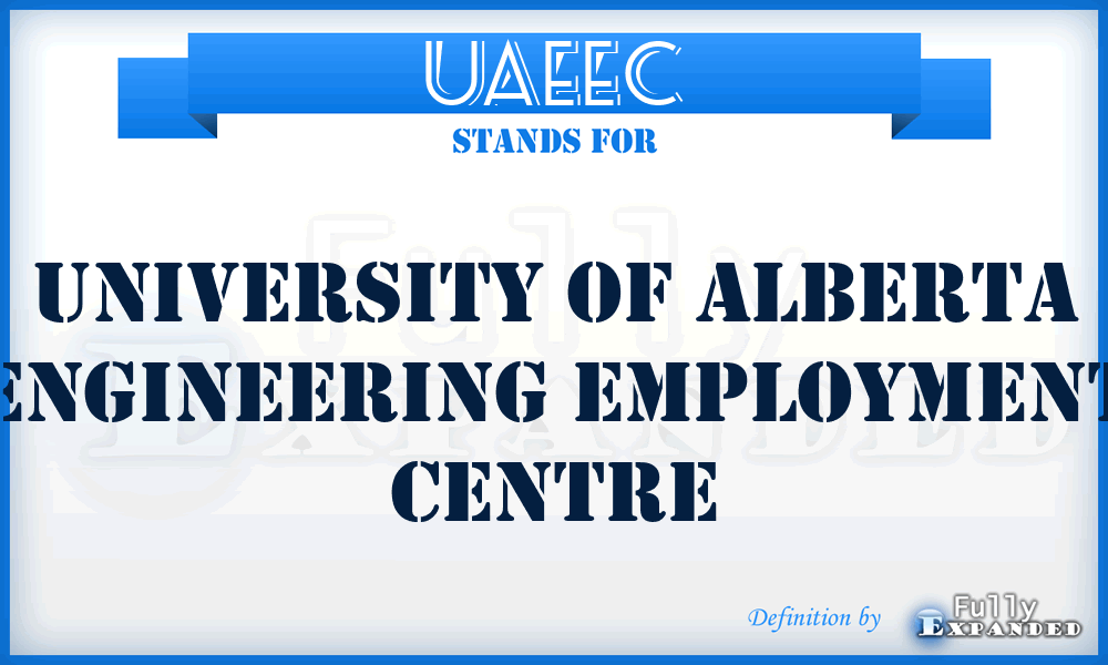 UAEEC - University of Alberta Engineering Employment Centre