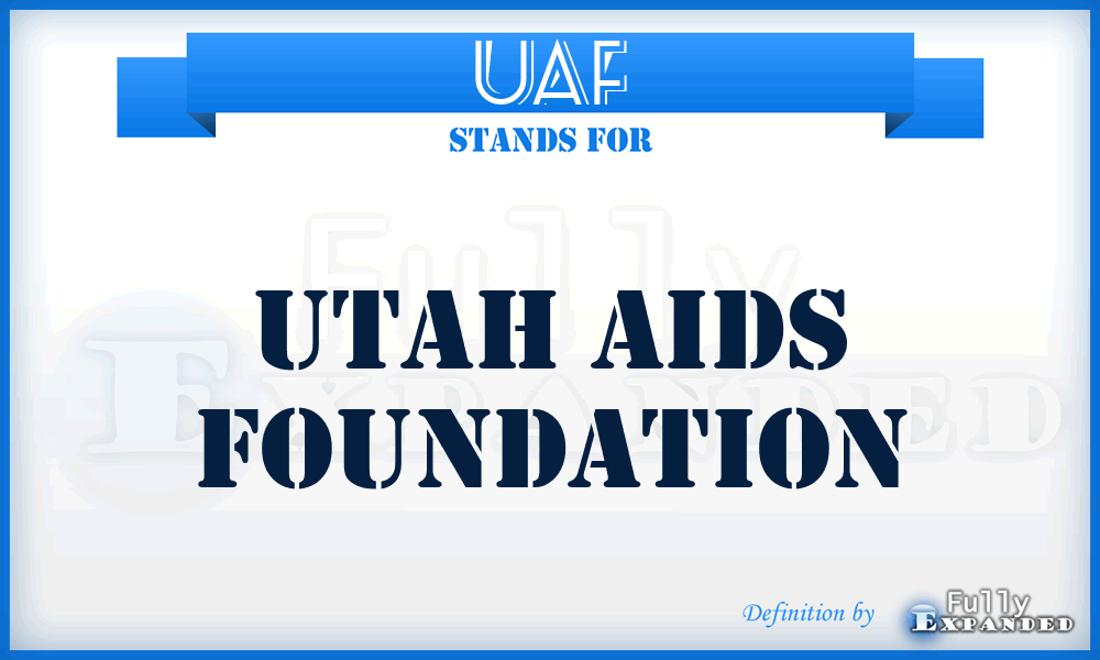 UAF - Utah Aids Foundation