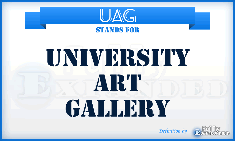 UAG - University Art Gallery