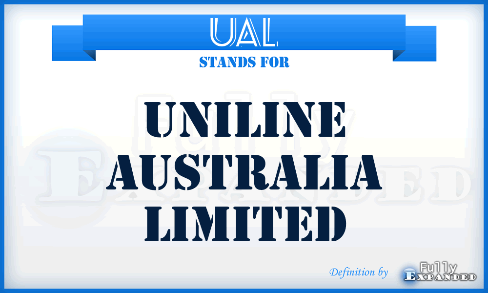 UAL - Uniline Australia Limited