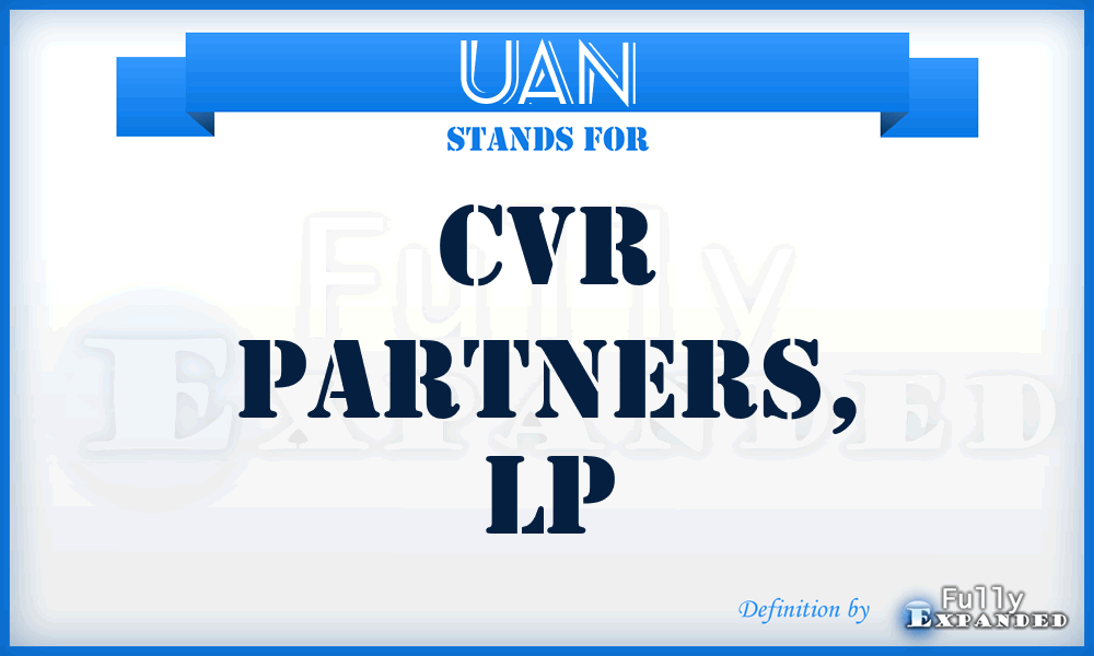 UAN - CVR Partners, LP