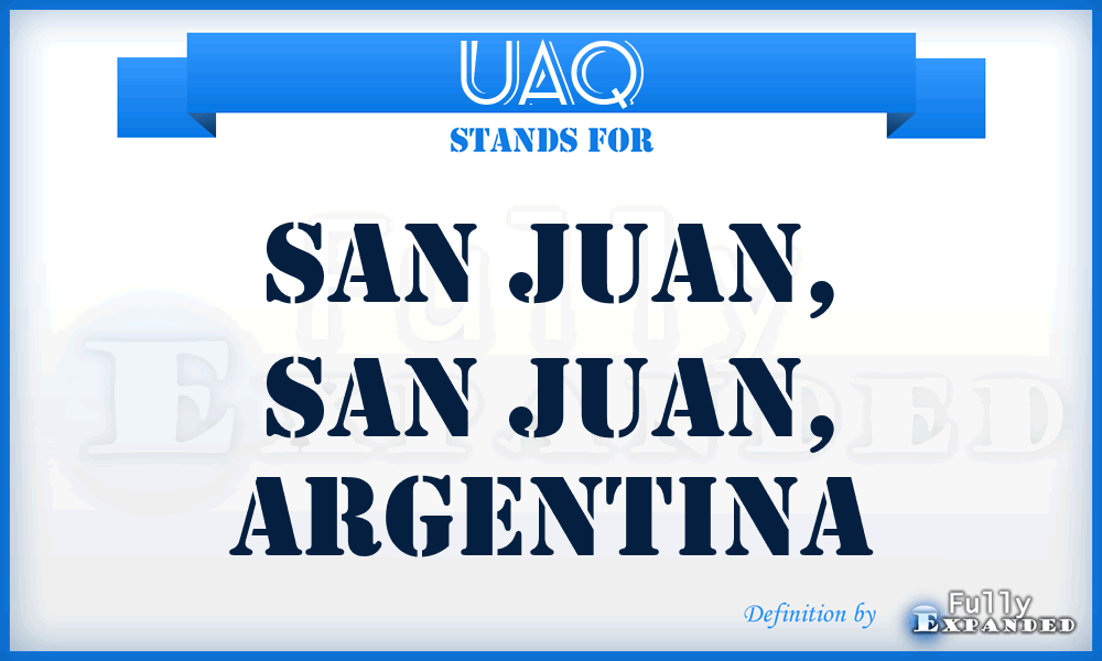 UAQ - San Juan, San Juan, Argentina